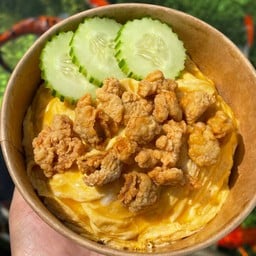 ข้าวไข่ข้น ไก่กรอบ