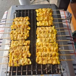 หมูสะเต๊ะเจ๊กิ่งแก้ว วัดคลองเจ้า