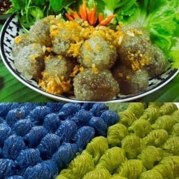 สาคูปากหม้อ ถั่วแปบ ขนมต้ม food court century