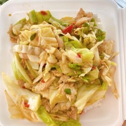 บะหมี่เทริยากิ มาม่าเกาหลี ไก่ทอด-ข้าวกล่องในครัว