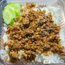 หมูสับทอดกระเทียม