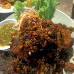 ปลาดุกนาทอดขมิ้น(กับข้าว)