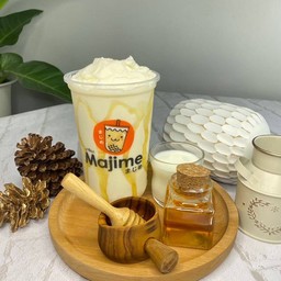 นมสดน้ำผึ้งปั่น