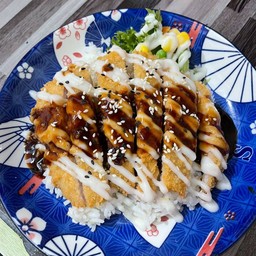 ข้าวไก่ทอดทงคัตสึ