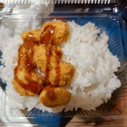 ข้าวไก่ทอดราดซอสเกาหลี หนองแขม  หมู่บ้านพุทธชาต ร้านเดียวกับร้านแกงใต้
