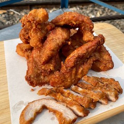 ⭐️หมูทอดเจ๊เชง สูตรโบราณ 👍🏻 หมูทอด ทางรถไฟ⭐️