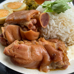 ข้าวคากิ (ไม่มีไข่ต้ม) (Kaki&rice (without egg)