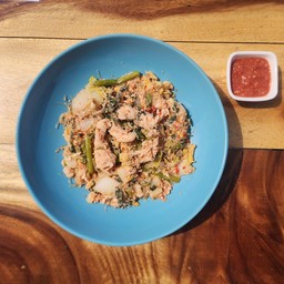 สุกี้แห้งไก่