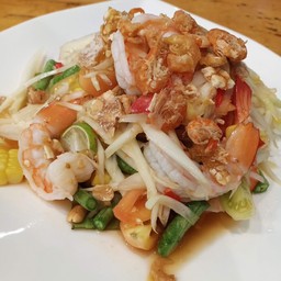 ตำไทยกุ้งสุก