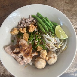 ก๋วยเตี๋ยวเส้นคลุกแห้ง (โบราณ)