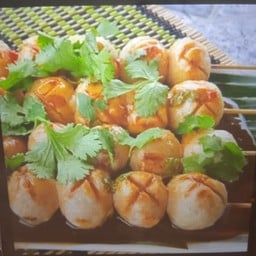 ลูกชิ้นหมูปิ้งย่าง5ไม้