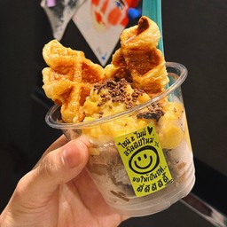 ไอติมครอฟเฟิล ซุปข้าวโพด