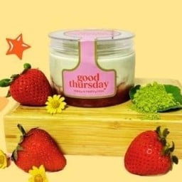 strawberry matcha greek yogurt