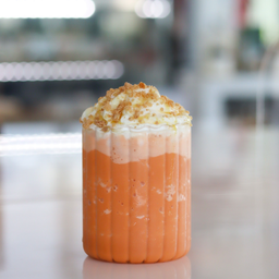 ชาไทยคาราเมลครัมเบิ้ลปั่น