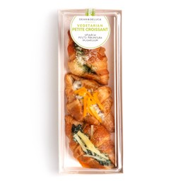 Vegetarian Petite Croissant (Spinach, Mushroom, Pesto)