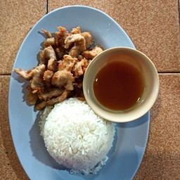 ข้าวหมูทอด