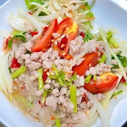 ยำวุ้นเส้นหมูสับ