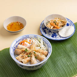 Set K - Bun Cha Gio / เซ็ทขนมจีนปอเปี๊ยะทอด