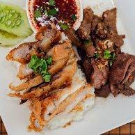 หมูคอมโบ (กับข้าว)