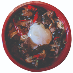 1034 กะเพราเนื้อสันแหลม