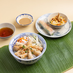 Set O - Bun cha gio **CHAY** / เซ็ทขนมจีนปอเปี๊ยะทอดเจ
