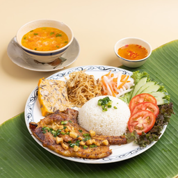 Set I - Com tam suon bi cha / ปลายข้าวหมูย่างเตาถ่าน