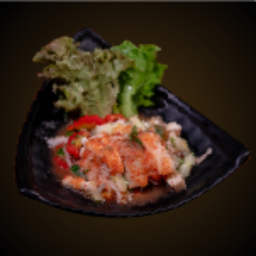 11010 ยำเห็ด (มังสวิรัติ)