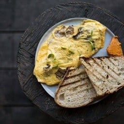 Truffle Mushroom 'Scramblette' & Toast