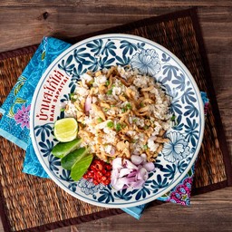 ข้าวผัดพริกเกลือโคตรกากหมู