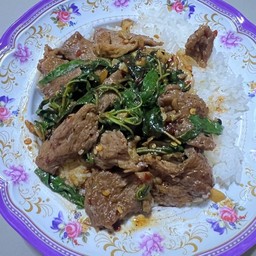 กระเพรารสแซ่บ