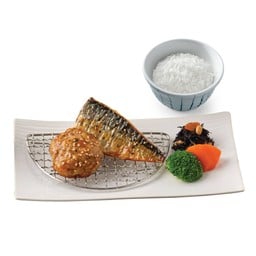 Charcoal Grilled Saba and Minced Chicken and Herb (Set)