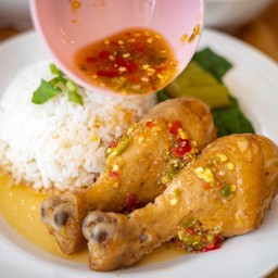 ข้าวหน้าไก่ (น่องไก่ล้วน)