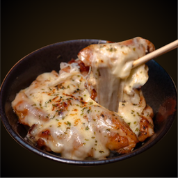 2514 ข้าวหน้าไก่อบชีส