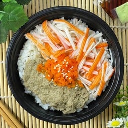 ข้าวหน้ามันปู40กรัม+ปูอัด+ไข่กุ้ง