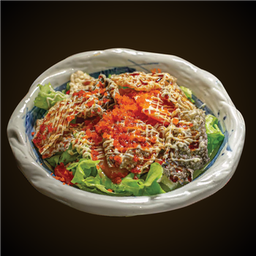 150 สลัดคริสปี้แซลมอน