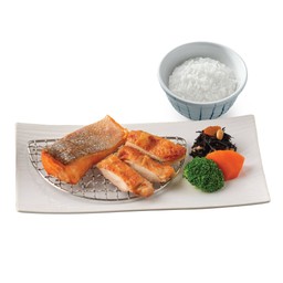 Charcoal Grilled Salmon and Chicken (Set)