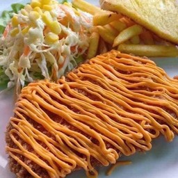 ไก่กรอบราดชีส