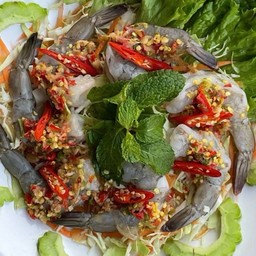 กุ้งแช่น้ำปลา