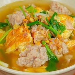 แกงจืดไข่น้ำหมูสับ