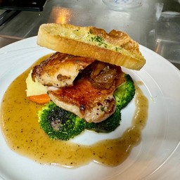 สเต็กหมูแยมแอปเปิ้ล