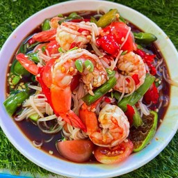 ตำซั่วกุ้งสุก
