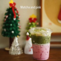 นมเย็นมัทฉะ