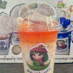 ชาไทยมะพร้าวนมสดเย็น  ขนาด 22 ออนซ์