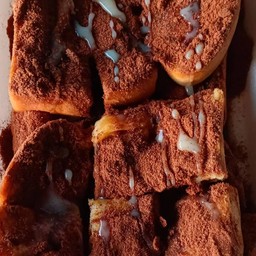 ปังปิ้งเนยโอวัลตินนม