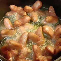 เซ็ตไส้กรอกแดงทอด