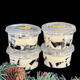 เฉาก๊วย นมสด ⚫️🥛