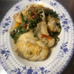 ปลาเก๋าผัดฉ่า