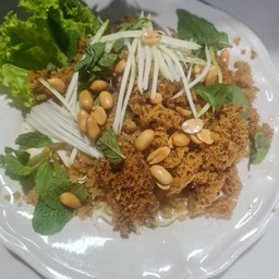 ยำปลาดุกฟู