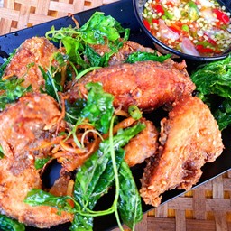 ปลานิลทอดสมุนไพร