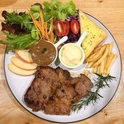 สเต็กสันคอหมู